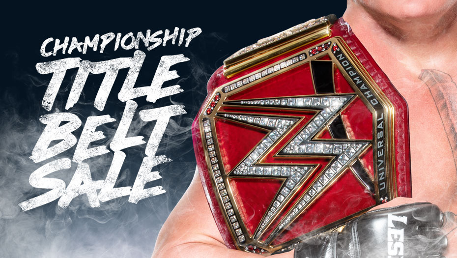 Today Only Up To 40 Off WWE Championship Title Belts At