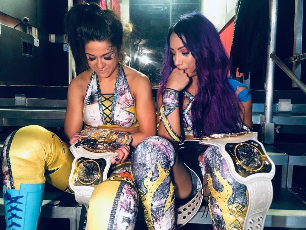 Photos Sasha Banks And Bayley With Wwe Womens Tag Team Championship Pwmania 5071