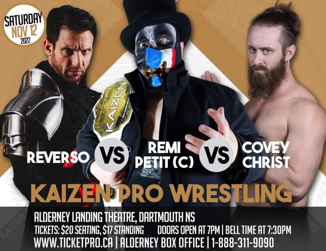 Kaizen Pro Wrestling Main Event Announced For Their November 12 Show