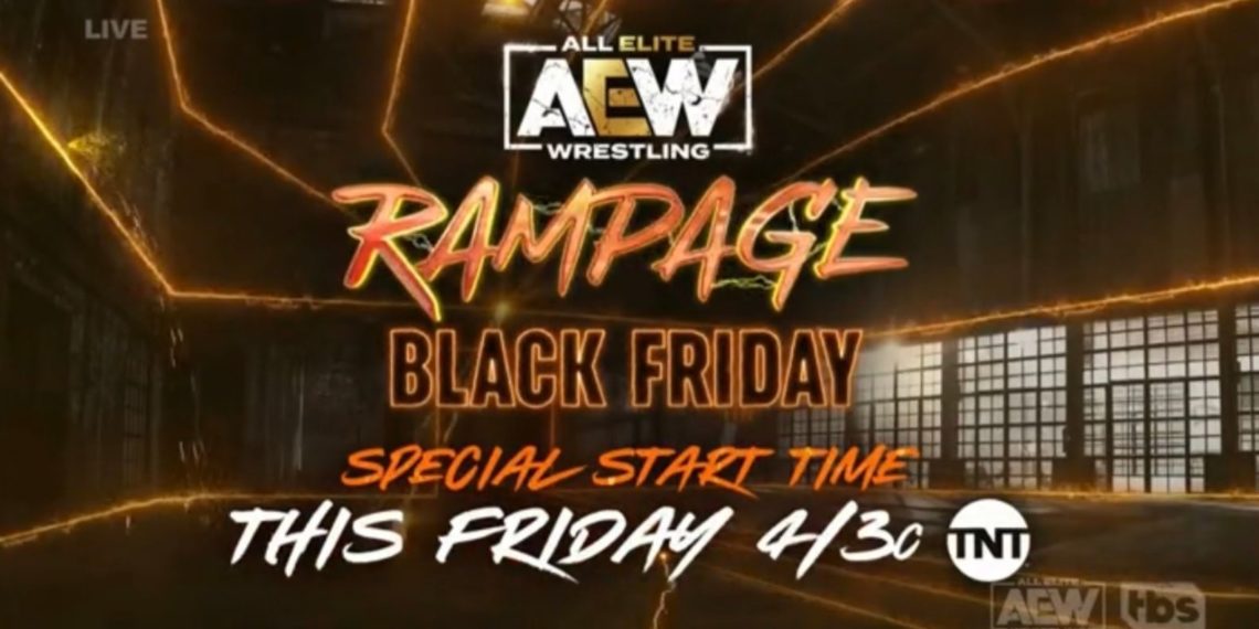 Spoilers AEW Rampage Black Friday Taping Results For 11 25 22