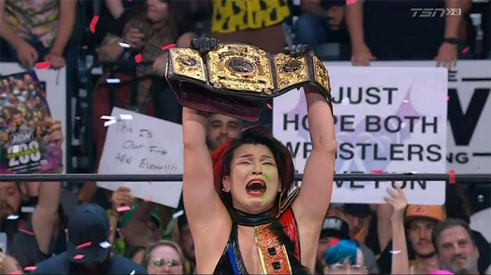 Hikaru Shida Crowned New Aew Womens World Championship Pwmania