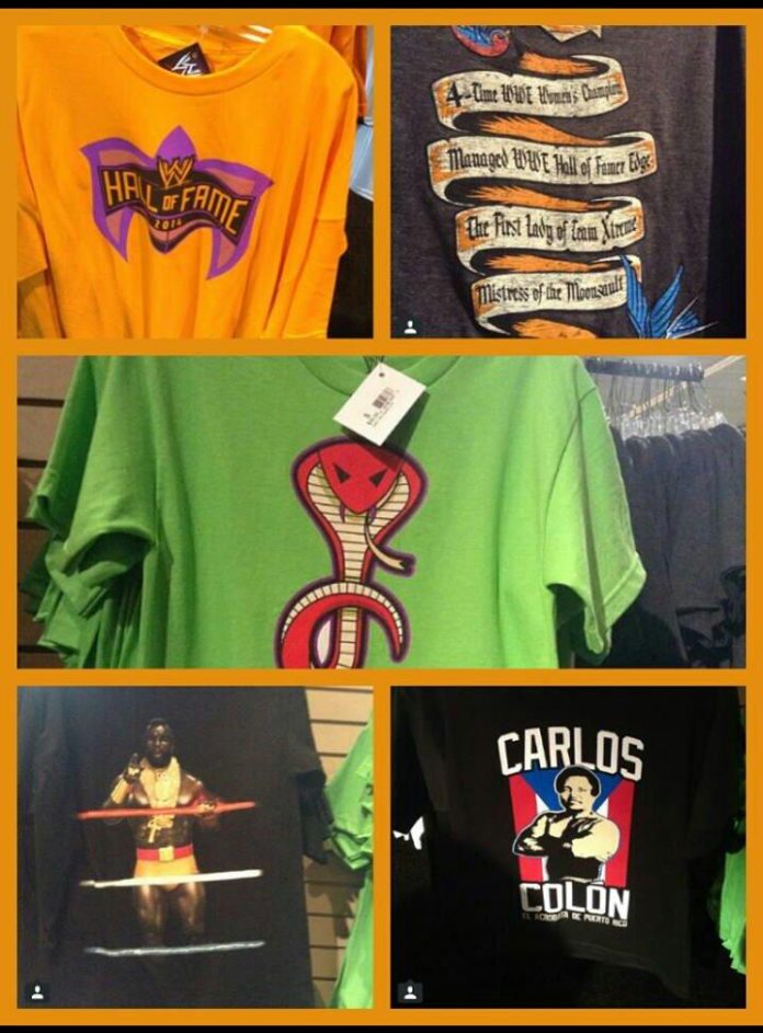 wwe hall of fame shirts