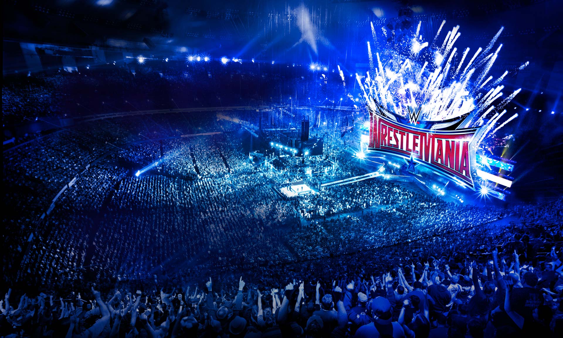 Wrestling arena. WRESTLEMANIA 32. WWE WRESTLEMANIA 32. WRESTLEMANIA 32 Arena. WWE WRESTLEMANIA 32 Arena.