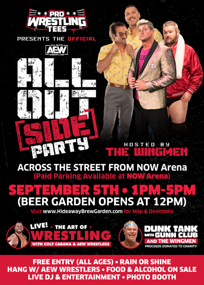 AEW and Pro Wrestling Tees Announce Two Special Events For All Out Week