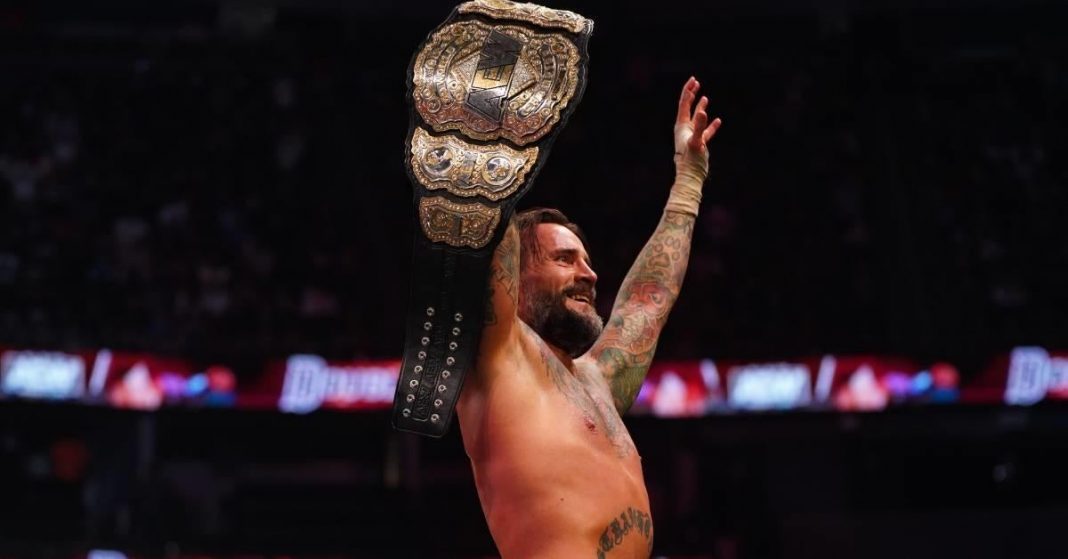 cm punk aew champion