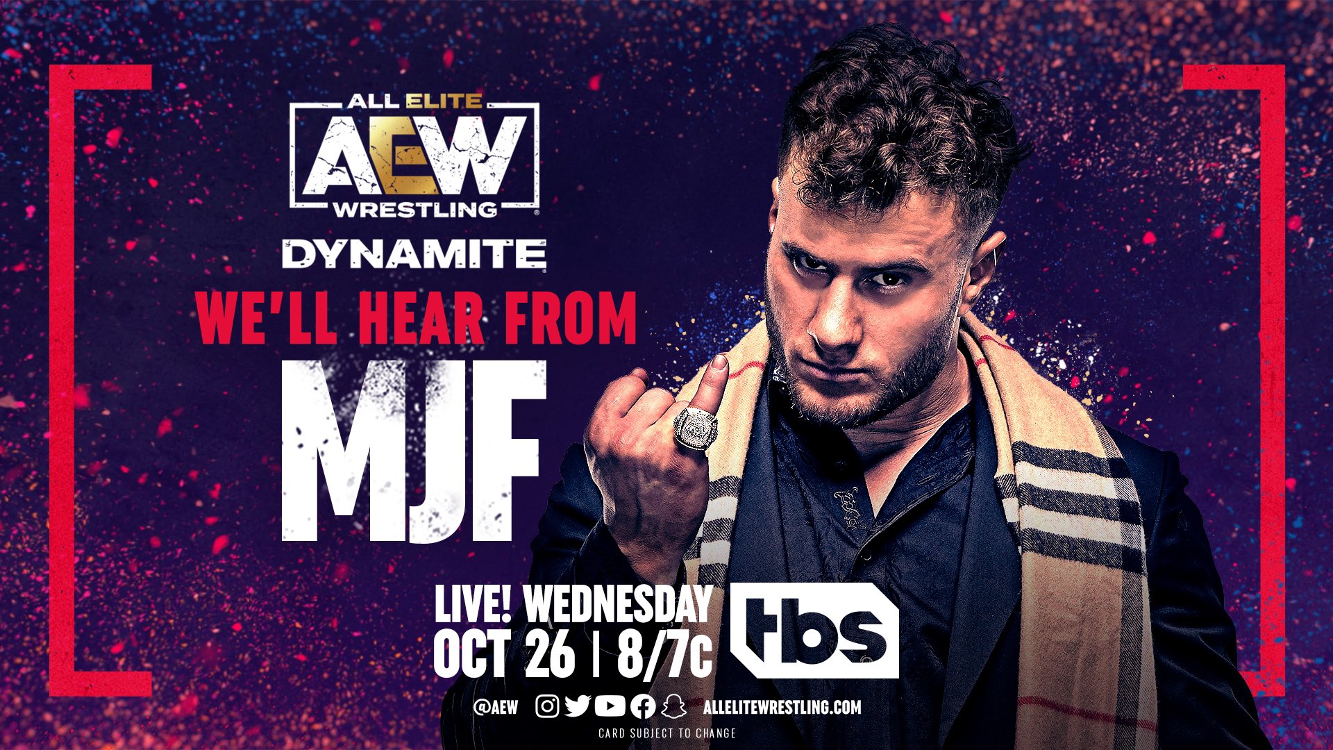 MJF Segment Added To Wednesday’s AEW Dynamite, Updated Line-Up ...