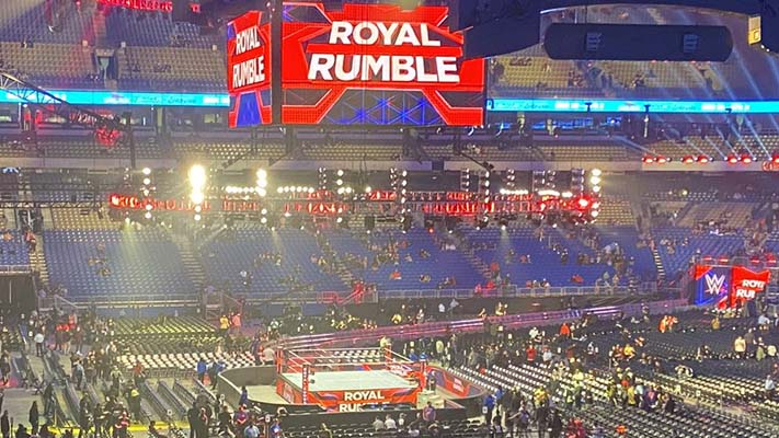 Photo: First Look At The 2023 WWE Royal Rumble Setup - PWMania ...