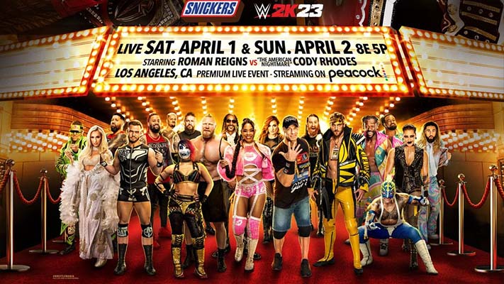 april 2022 wrestlemania poster