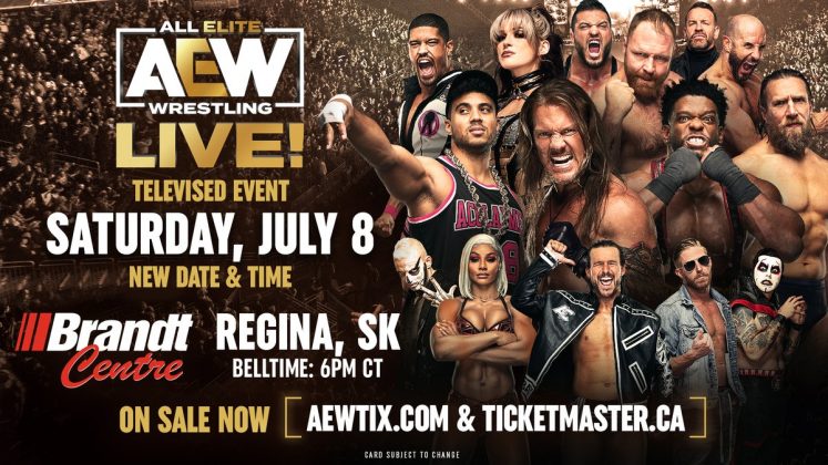 AEW Announces New Date For Saskatchewan Debut Show, Mogul Affiliates ...