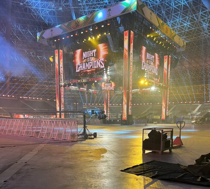 Photo First Look At Set For WWE Night Of Champions 2023 In Saudi Arabi