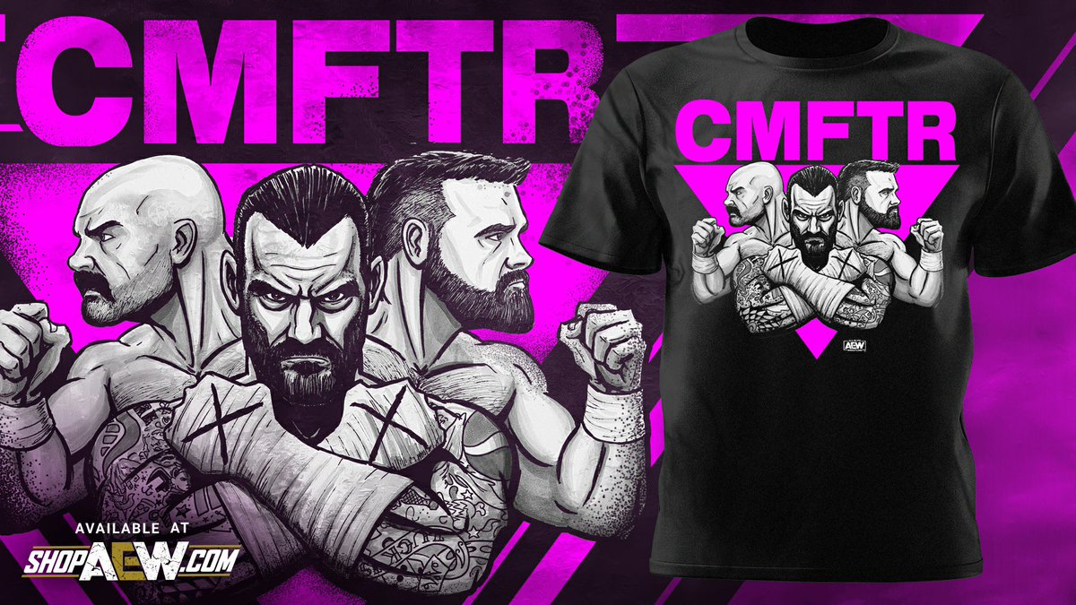 AEW Releases “CMFTR” Merchandise To Hype Main Event For Collision ...