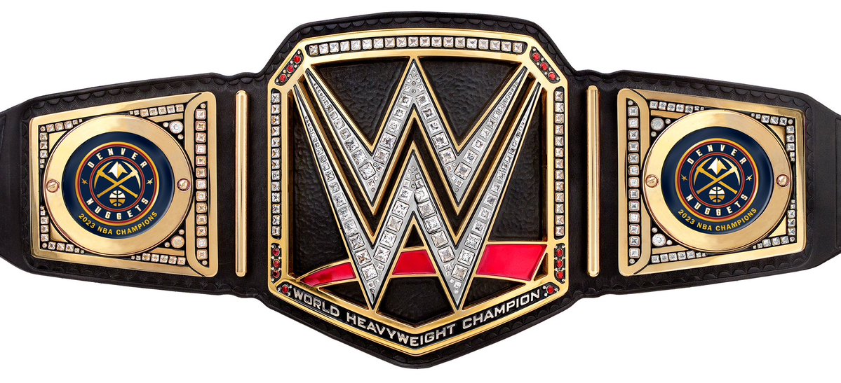 WWE Sends Custom Replica Titles To Denver Nuggets Following 2023 NBA ...