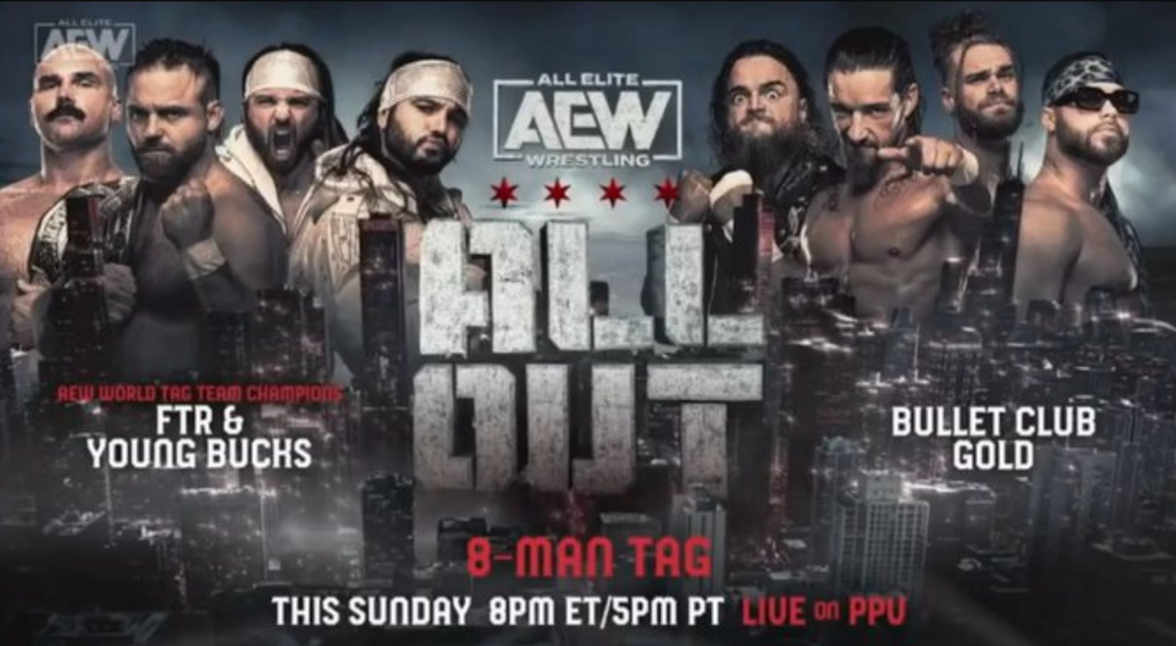 AEW ALL OUT 2023 To Feature FTR & Young Bucks vs. Bullet Club Gold