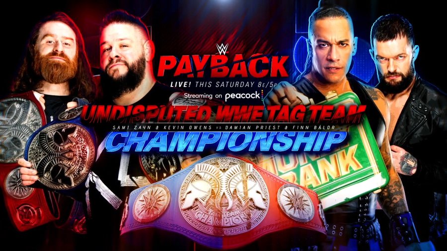 WWE Payback 2023 TagTeam Title Match Announced PWMania Wrestling News