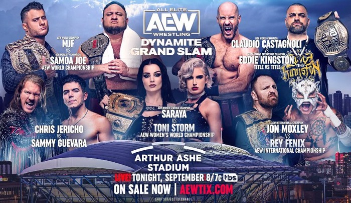 Date Announced For AEW Dynamite: Grand Slam (2022)