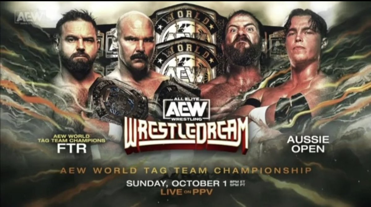 AEW World Tag Team Title Match Announced For WrestleDream
