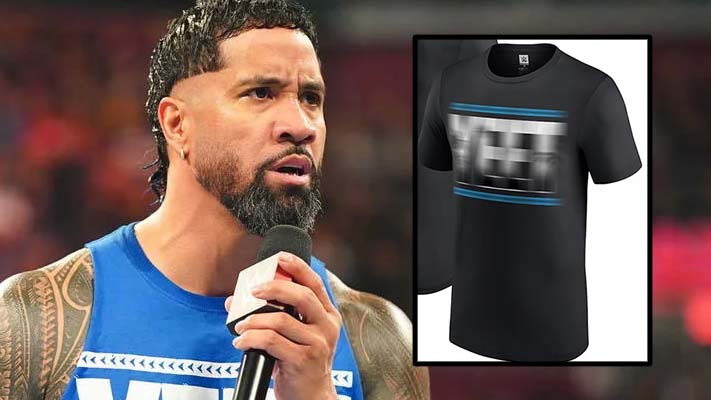 WWE Selling Blurred Version Of Jey Uso’s “Yeet” Shirt - PWMania ...