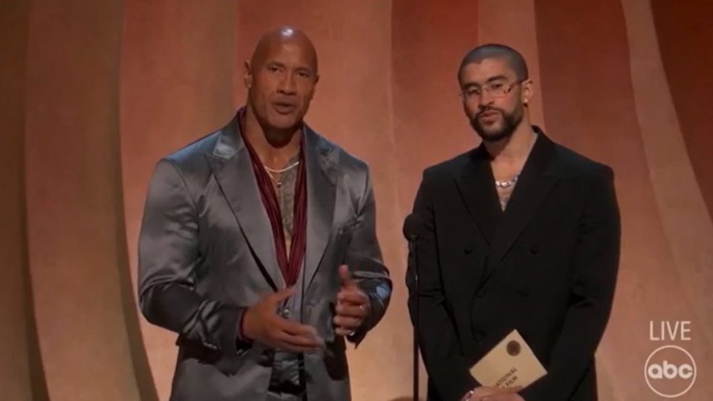 The Rock And Bad Bunny Team Up To Present Best International Film At