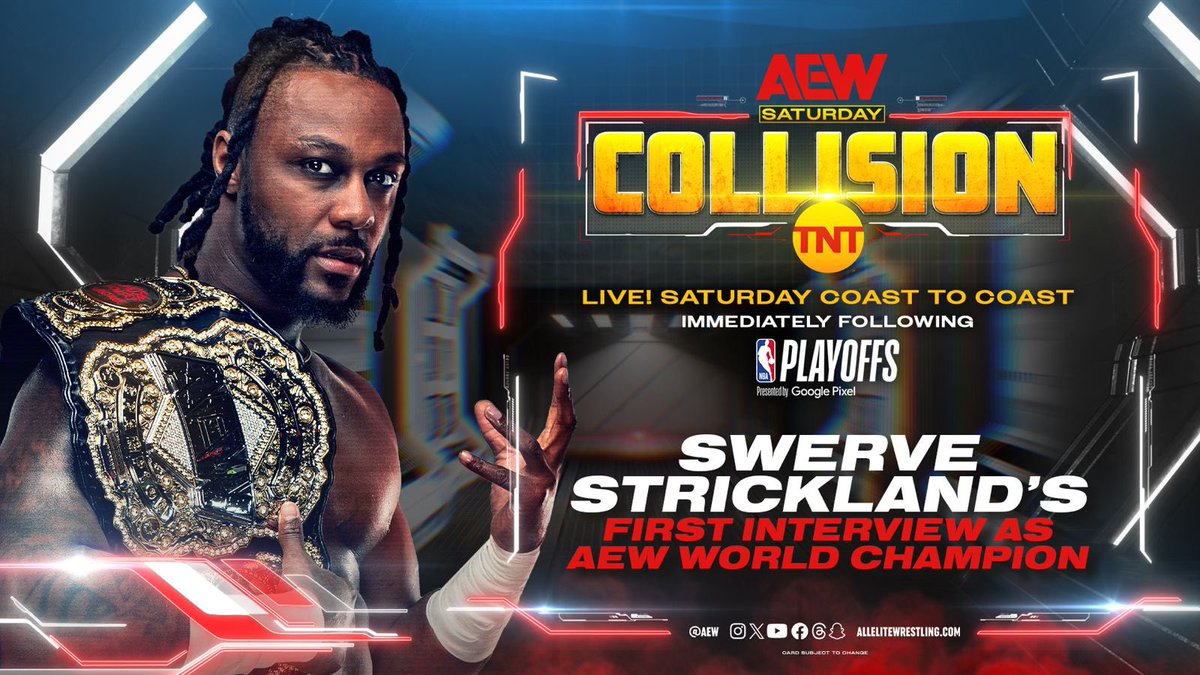 AEW Announces Swerve’s First Interview As Champion For Collision ...