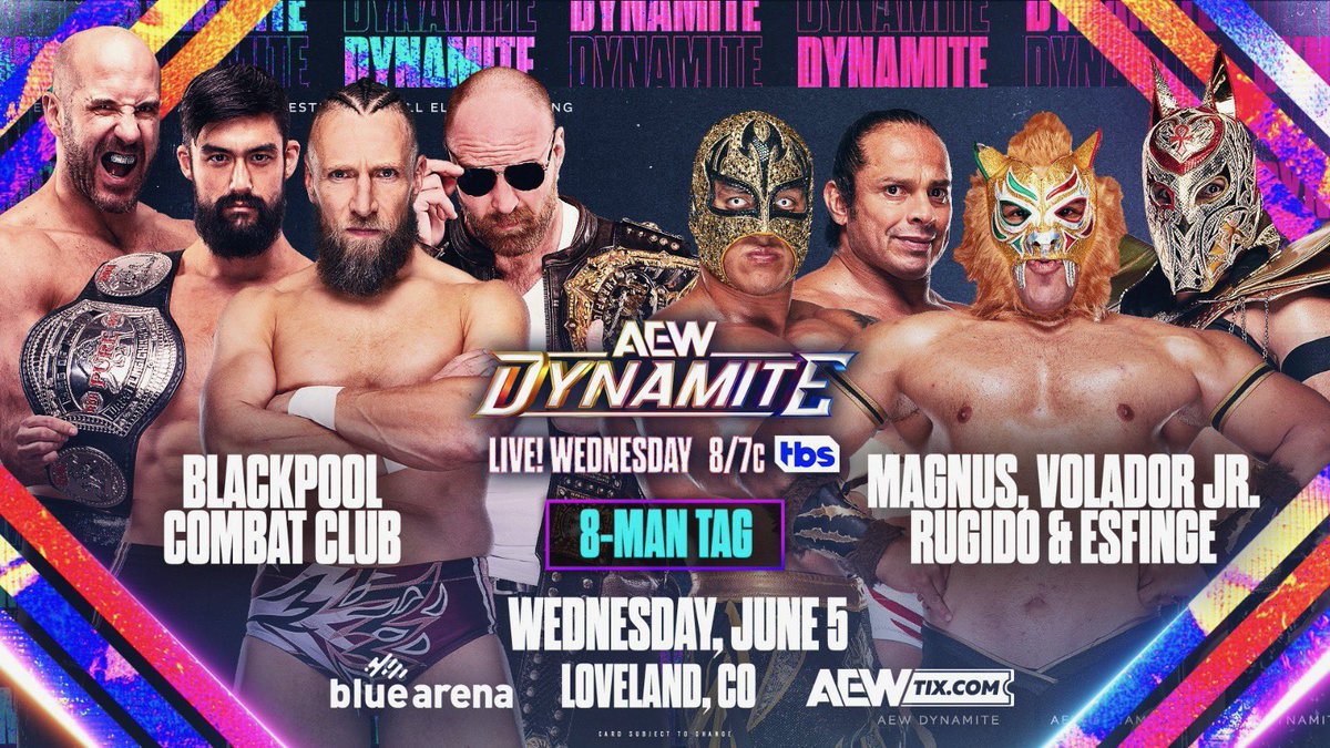 Updated AEW Dynamite Line-Up For Tonight - PWMania - Wrestling News