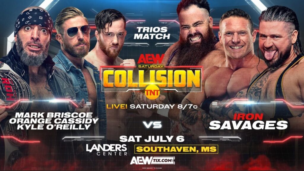 Mark Briscoe, Kyle O’Reilly & Orange Cassidy vs. Iron Savages Added To ...