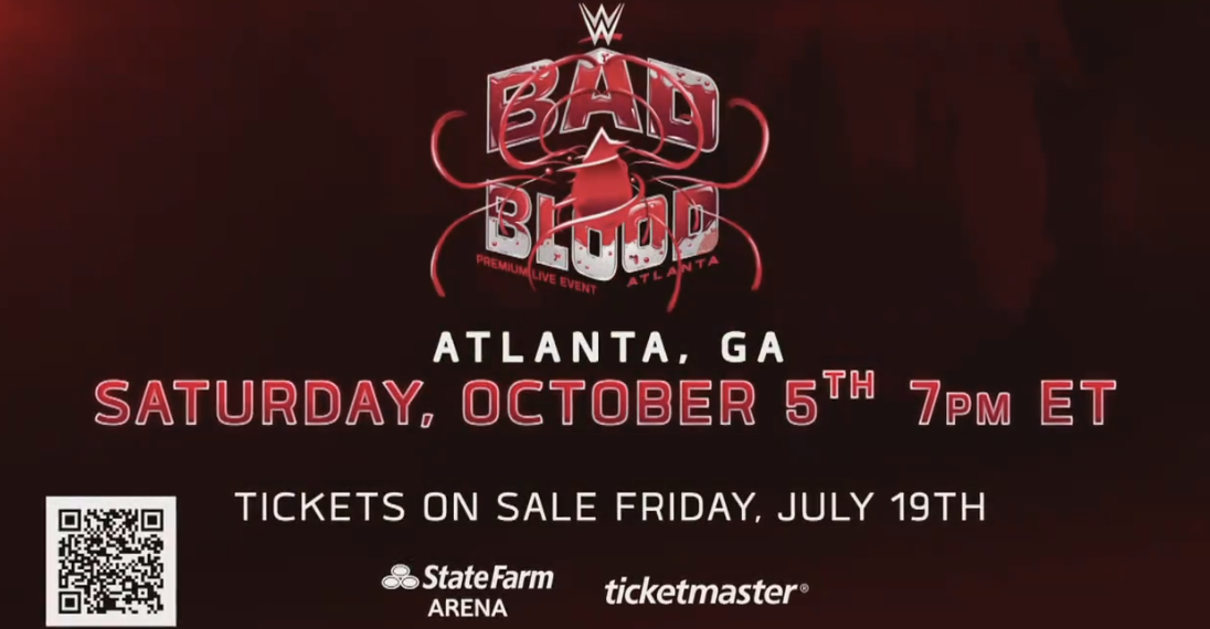 WWE Bad Blood 2024 Announced For This October PWMania Wrestling News