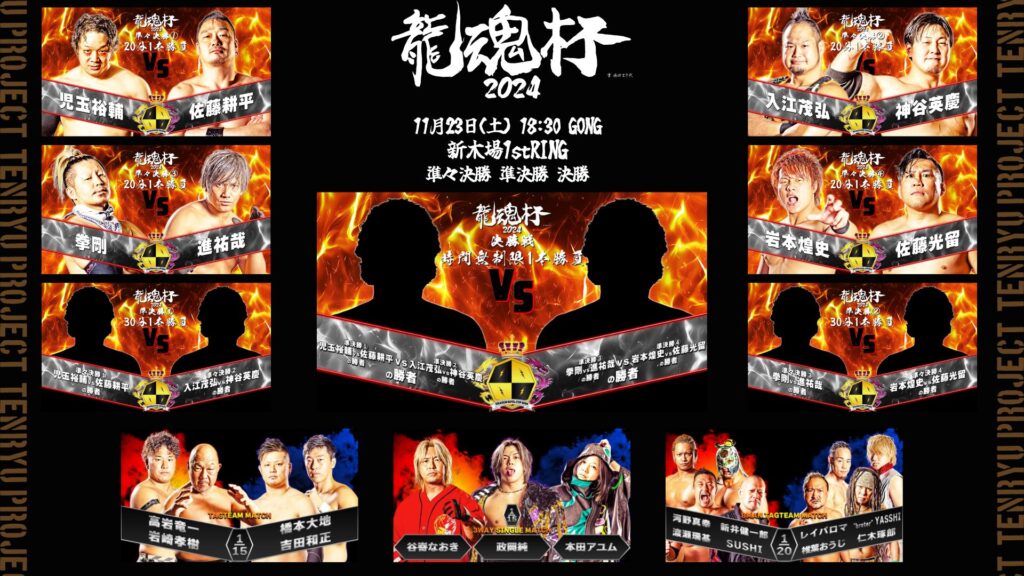 Tenryu Project Ryutama Cup Night 3 Results November 23, 2024