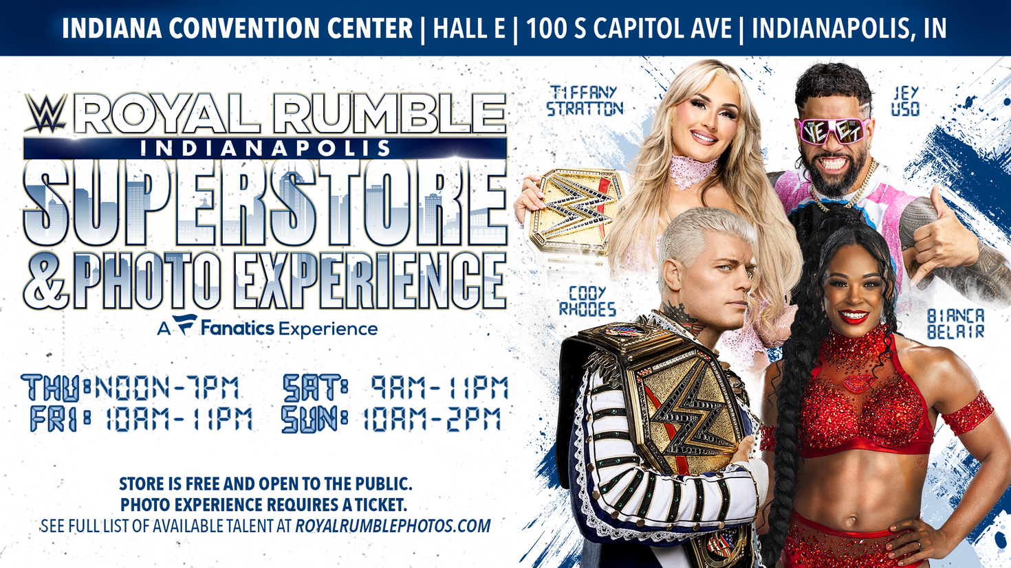 WWE Royal Rumble Superstore Details Announced For Next Weekend’s PLE